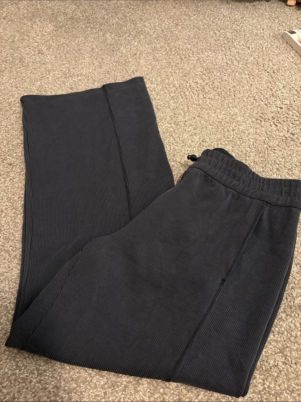 lululemon athletica ribbed Wide Leg Pants